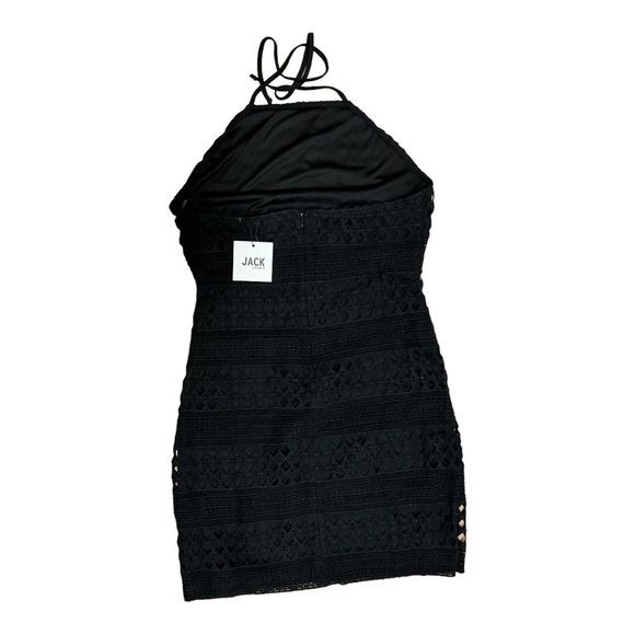 Black mini dress - halter - Jack by BB Dakota size 8 - Picture 5 of 9